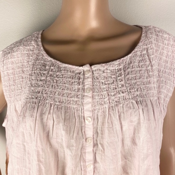 NEW FREE PEOPLE OMBRÉ SLEEVELESS BLOUSE - Picture 4 of 9